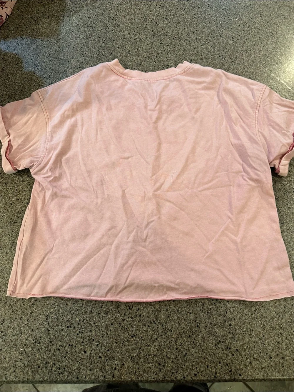 Justice California Pink Crop Tee
